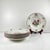 Set of 6 KG Lunéville "Réverbère" soup plates 4 plates with a rose pattern and 2 plates with a tulip pattern Dimensions:...