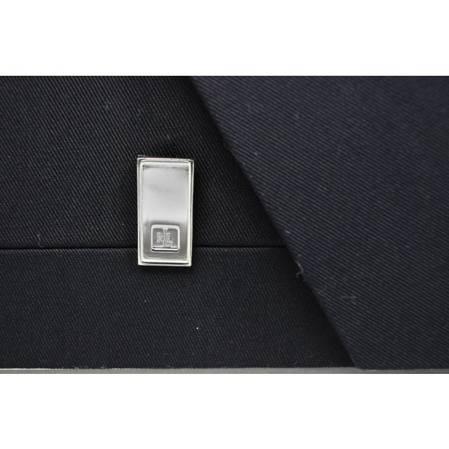 Late 20th Century Lauren Ralph Lauren Silver Plated Normandy Modern 5x7 Photo Picture Frame For Sale - Image 10 of 15