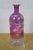 Antique Bohemian Cranberry Art Glass Liquor Wine Decanter Bottle 10" For Sale - Image 13 of 16