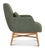 Contemporary Sculptural, Leather Lounge Chair For Sale - Image 3 of 4