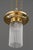 Brass polished and stove enameled The glass sticks are replaced ( new ) Up to 250V (Europe/UK Standard).The wiring of this...
