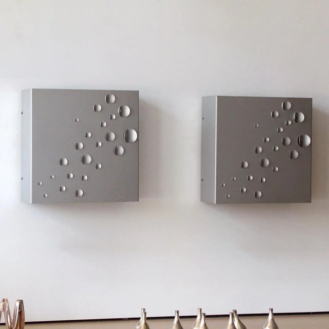 RAAK Pair of Evert Jelle Jelles ‘Sterren Regen’ Wall Lights, 1960 For Sale - Image 4 of 11