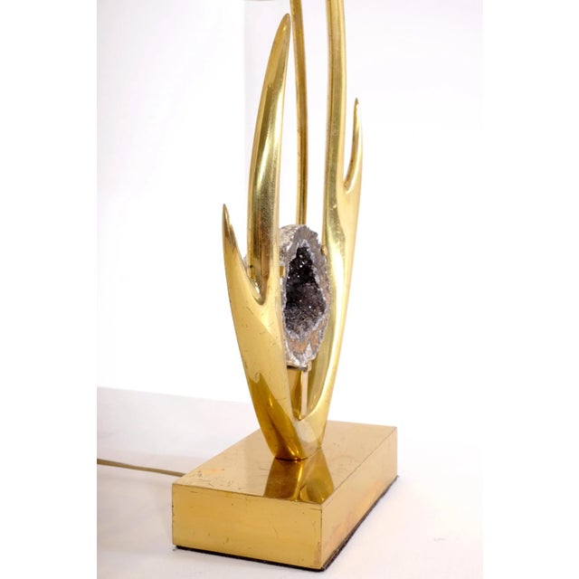 Gold Sculptural Table Lamps by Willy Daro, 1970s, Set of 2 For Sale - Image 8 of 11