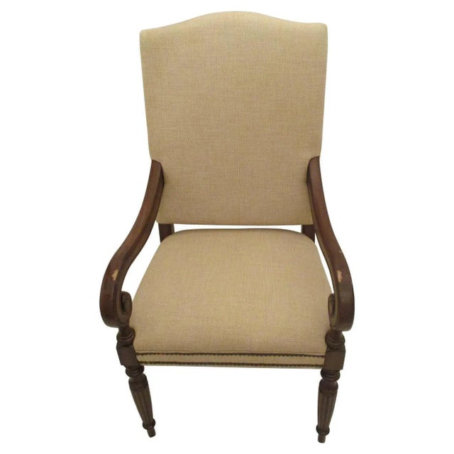 Upholstered Side Chair With Nailhead Trim For Sale In Naples, FL - Image 6 of 6