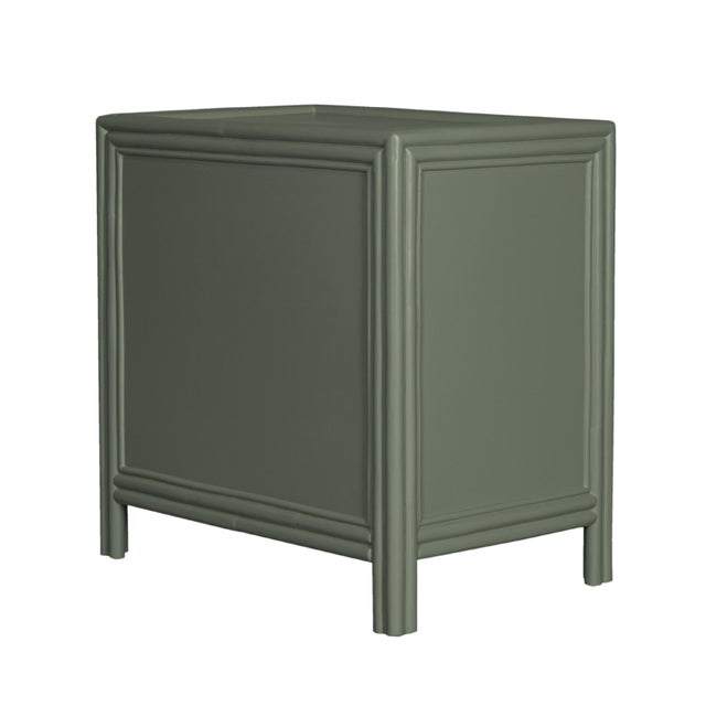 Capri End Table in Evergreen For Sale In West Palm - Image 6 of 8