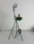 Floor-Standing Ashtray with Magazine Rack in Enameled Wrought Iron, 1950s For Sale - Image 4 of 10