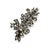 Silver and Paste Floral Brooch by Harold A. Lazarus, 1950s For Sale - Image 10 of 10