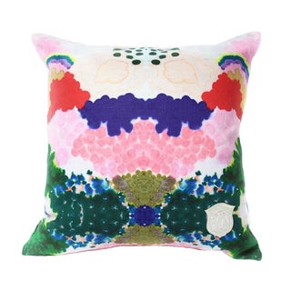 Kristi Kohut World 2 Pillow For Sale