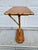 Burnt Bamboo and Wood Side Table For Sale - Image 12 of 17