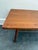 Mid-Century Modern Solid Wood Coffee Table With Ribbed H-Stretcher For Sale - Image 9 of 10