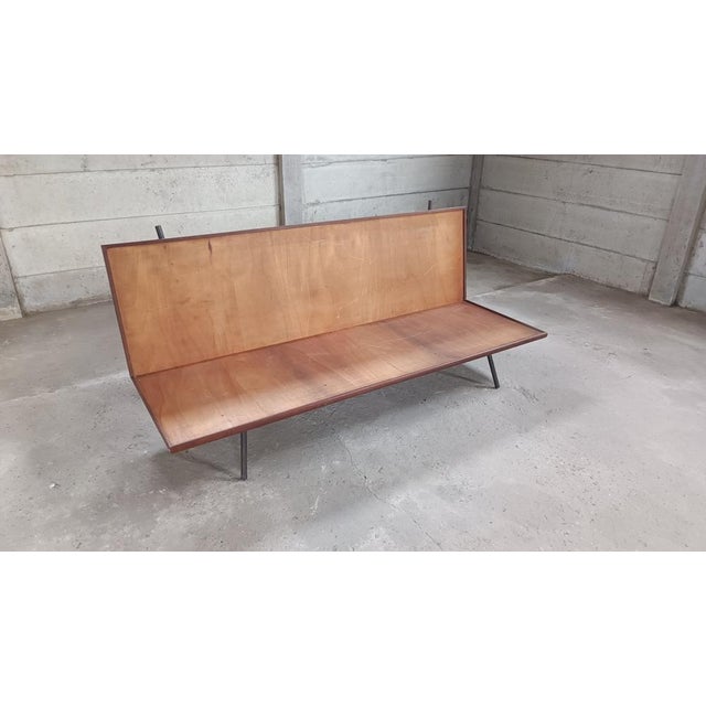 Modernist Tubular Sofa attributed to Pierre Guariche, 1920s For Sale - Image 12 of 15