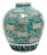 White Blue and Gold Porcelain Urn Ginger Jar Vase by Imari, Circa 1960s For Sale