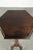 Tall Antique Oak Side Table with Wood Carving For Sale - Image 5 of 10