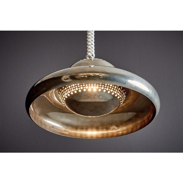 Fior di Loto Pendant in Nickel-Plated Brass for Flos, Italy, 1963 For Sale - Image 6 of 11