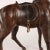 Leather Horse with Metal Elements For Sale - Image 5 of 11