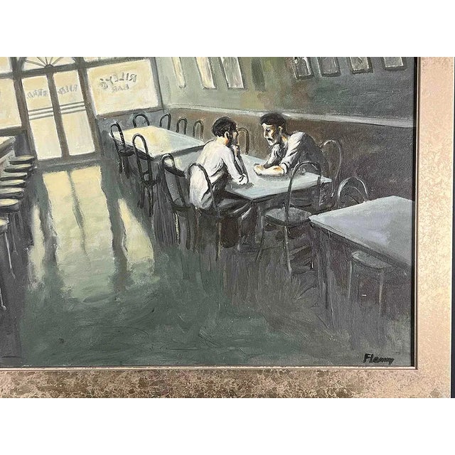Social Realism, Acrylic on Canvas by David Fleming For Sale In San Francisco - Image 6 of 10