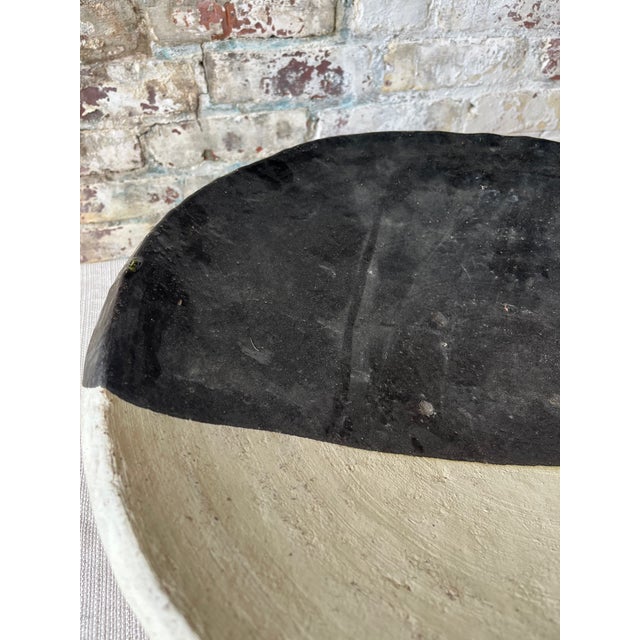 2020s XL Half Black Natural Couscous Platter For Sale - Image 5 of 8