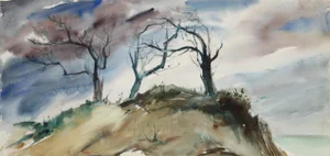 Eve Nethercott, Nissequogue, Long Island (64), Watercolor