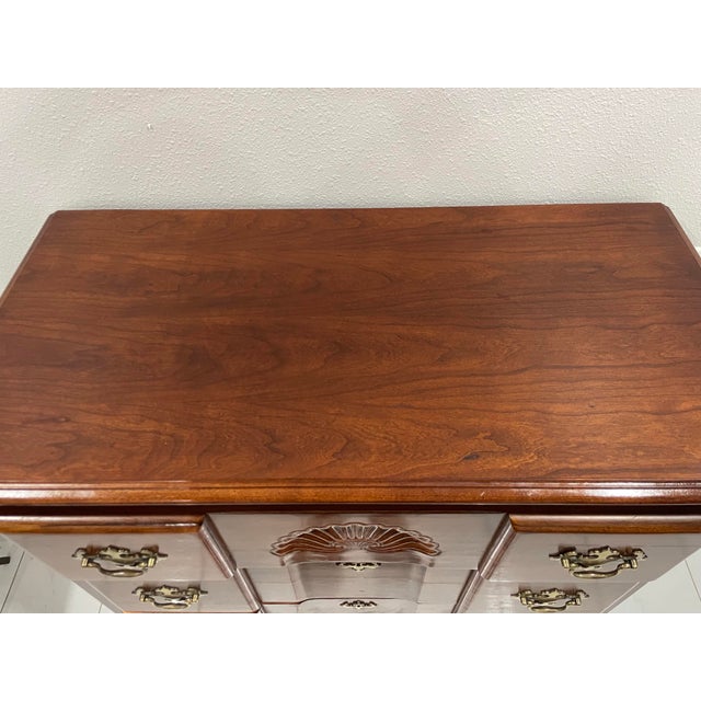 Traditional Universal Furniture Cherry Traditional Style 36" Chest of Drawers, Attributed For Sale - Image 3 of 6