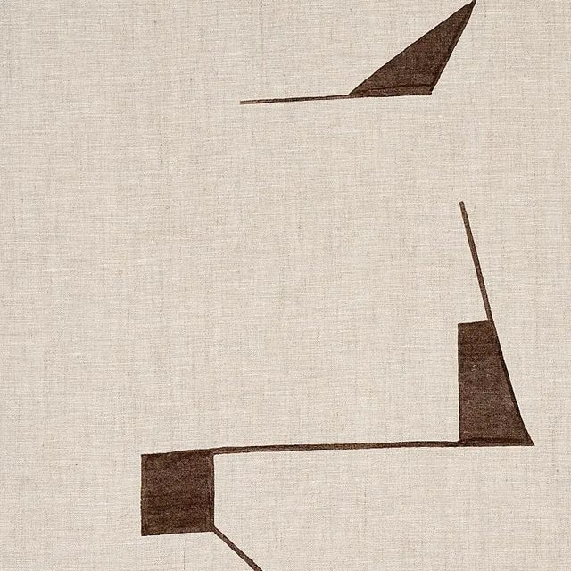 Abstract Schumacher Circuit Fabric in Carbon For Sale - Image 3 of 3
