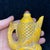 Vintage Chinese Carved Fish Shaped Snuff Bottle With Red Stopper, Chinoiserie Collectible For Sale In Los Angeles - Image 6 of 9