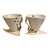 Vintage Art Studio Pottery Art Deco Cup Saucer Set/2 For Sale In New York - Image 6 of 8