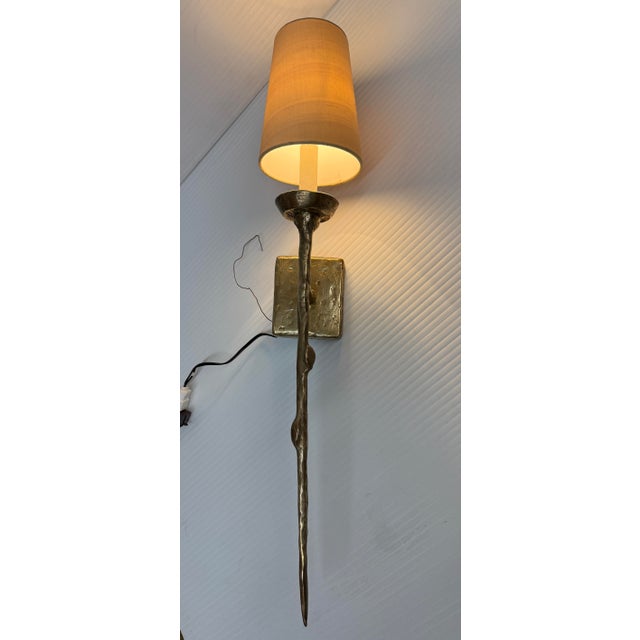 Hollywood Regency Vaughan Brantome Wall Sconces, Pair For Sale - Image 3 of 12