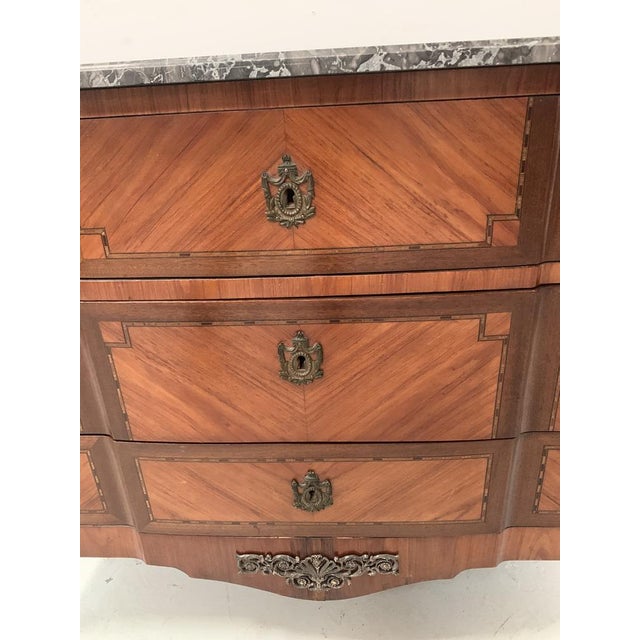 Chest of Drawers in Mahogany and Rosewood For Sale - Image 3 of 11