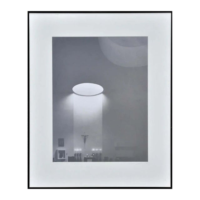 Nash Baker "Chapel of St. Basil" Black and White Photograph of Church Window and Crucifix 1998 For Sale - Image 10 of 10