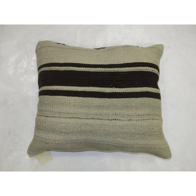 Modern Turkish Kilim Pillow For Sale - Image 3 of 5