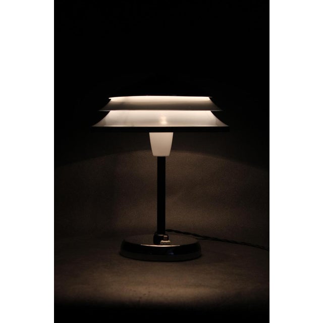 Mid-Century Chrome Table Lamp attributed to Zukov, 1970s For Sale - Image 12 of 13