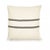 This pillow cover is inspired by The Belgian Towel. The design is simple, with black and old rose stripes sitting on an...