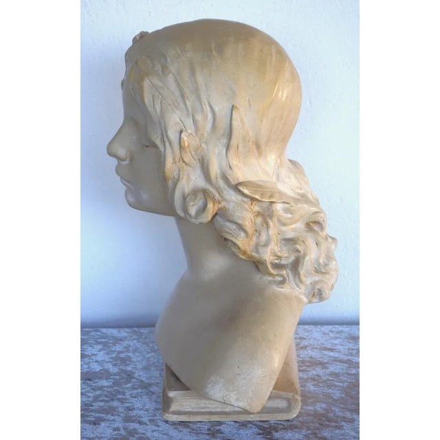 Female Bust by Julien Caussé, 1890s For Sale - Image 6 of 9