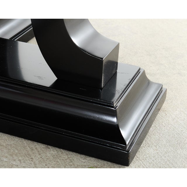 Ralph Lauren Ebonized Mahogany Round Basalt Dining Table For Sale - Image 16 of 18