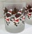 Glass Vintage Culver LTD Christmas Santa & Reindeer Frosted Tumblers, Set of 6 For Sale - Image 7 of 10