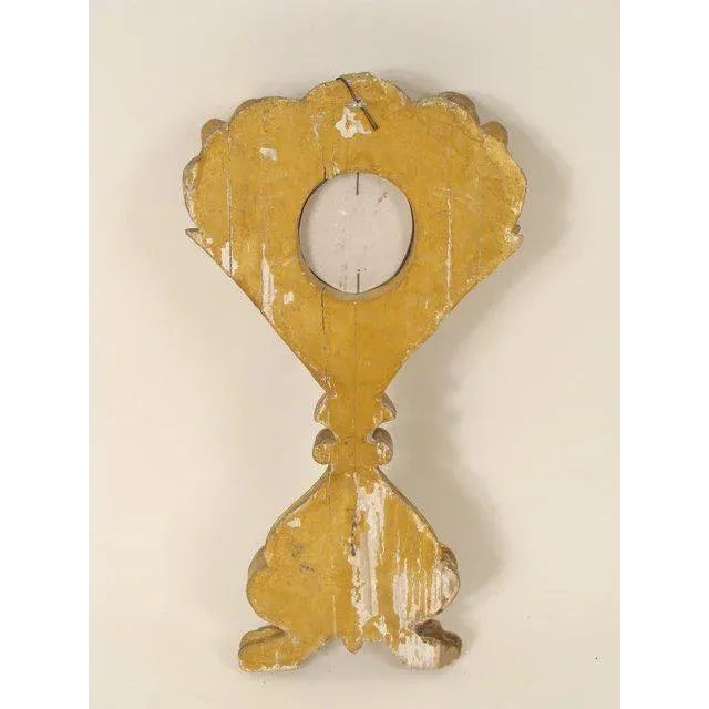 Wood Antique 19th Century Baroque Monstrance For Sale - Image 7 of 8