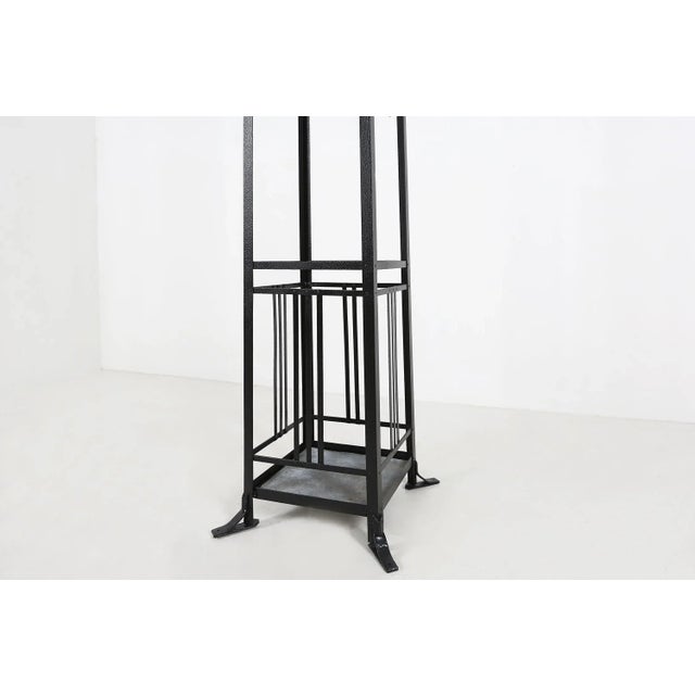 Gustave Serrurier-Bovy Coatrack, 1905 For Sale - Image 4 of 12