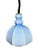 Vintage Light Blue Adjustable Pendant Light, Former Yugoslavia, 1970s For Sale - Image 6 of 7