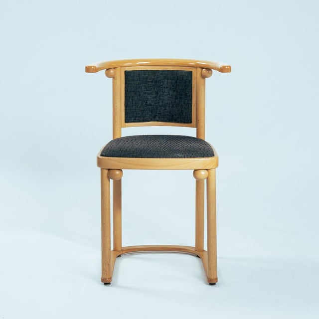 Art Nouveau Fledermaus Chairs by Josef Hoffmann for Wittmann, 1980s, Set of 3 For Sale - Image 3 of 18