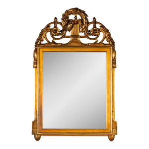 Early 20th Century Regency Carved Giltwood Wall Mirror
