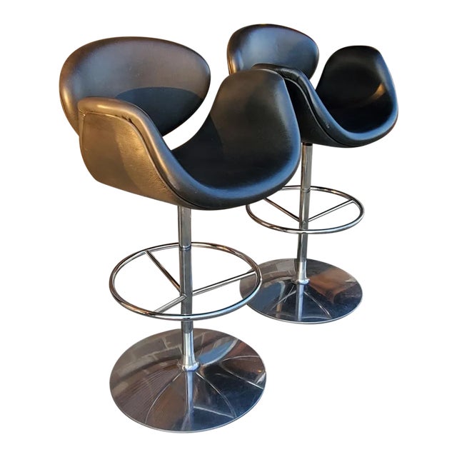 1965 Pierre Paulin "Little Tulip" Bar Stools by Artifort - a Pair For Sale