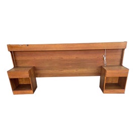 Example of Mid-Century Modern Teak Beds
