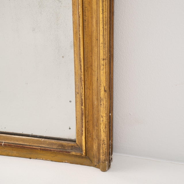 Wood Louis Philippe Giltwood Mirror For Sale - Image 7 of 9