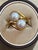 18 Karat Yellow Gold And Two Pearls Ring For Sale - Image 4 of 18