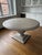 Traditional Attributed Hooker Furniture Dining Room Reverie Round Dining Table With Leaf and Custom-Made Protective Pads For Sale - Image 3 of 10