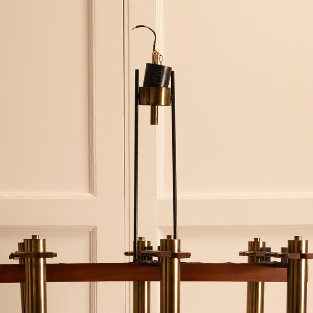 Six-Light Pendant Lamp, 1960s For Sale - Image 4 of 11