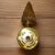 1950's French Regency Bronze Hand Fist Torch Wall Sconce With Flame Shade For Sale - Image 13 of 14