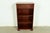 1940s Sligh Furniture Regency Carved Mahogany Bookcase, Circa 1940s For Sale - Image 5 of 15
