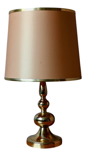 Vintage Regency Danish Lamp in Gold-Plated Brass, 1970s