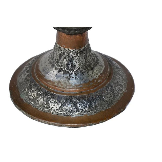 Metal Copper Vase with Engraving, 1940s For Sale - Image 7 of 12
